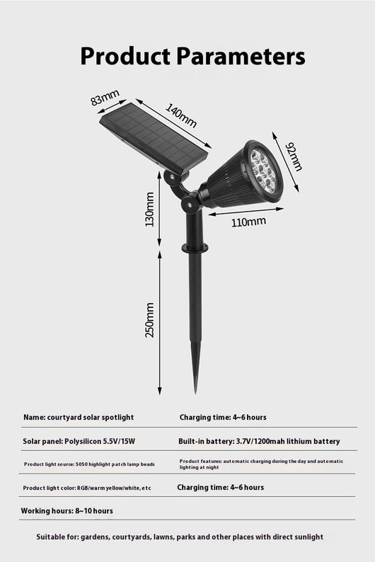 Lámpara Solar LED para Jardín - Iluminación Exterior Súper Brillante e Impermeable - Image 23