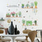 Adhesivos Decorativos de Plantas para Pared - Removibles y Reutilizables