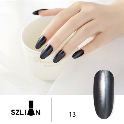 Esmalte de Uñas Espejo Plateado Metalizado de Larga Duración - Image 10