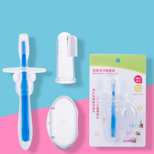Cepillo de Silicona para Bebés con Masajeador de Encías
