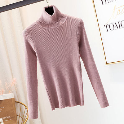 Suéter Cuello Alto Mujer Tejido Térmico Invierno - Image 10