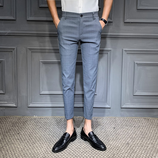 Pantalones de vestir a cuadros - Image 8