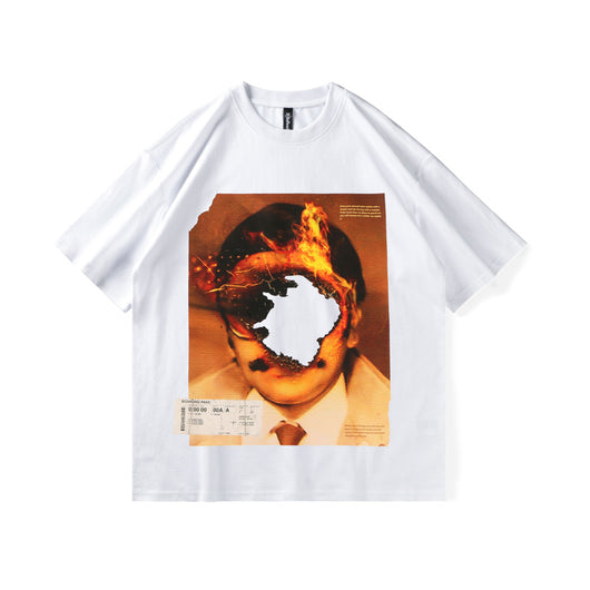 Camiseta Suelta Estilo Boyfriend Unisex con Estampado de Personajes Urbanos - Image 15