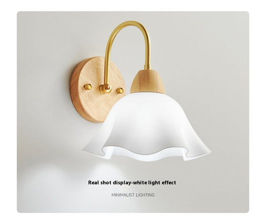 Lámpara de Noche Nórdica en Madera Natural Estilo Minimalista - Image 9