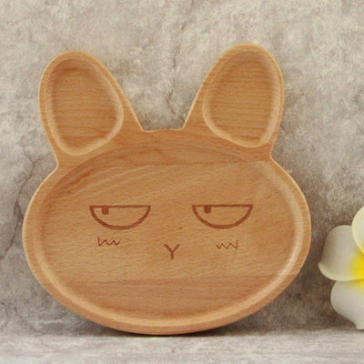 Plato Infantil de Cerámica con Diseño de Conejito Adorable - Image 2