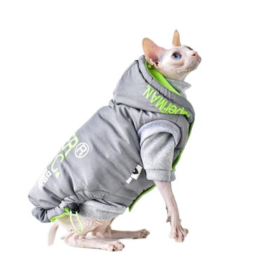 Abrigo Invernal para Gatos Sin Pelo