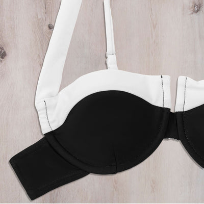 Traje de Baño Versátil con Diseño Dividido para Mujer - Image 3