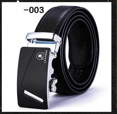 Cinturón de Cuero Ejecutivo para Hombre con Hebilla Automática de Dos Capas - Image 12