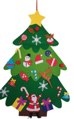 Árbol de Navidad DIY de Fieltro - Manualidades Navideñas para Niños - Image 9