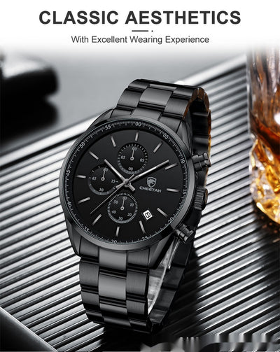 Reloj de Cuarzo Multifuncional Impermeable para Hombre - Estilo Ejecutivo - Image 17