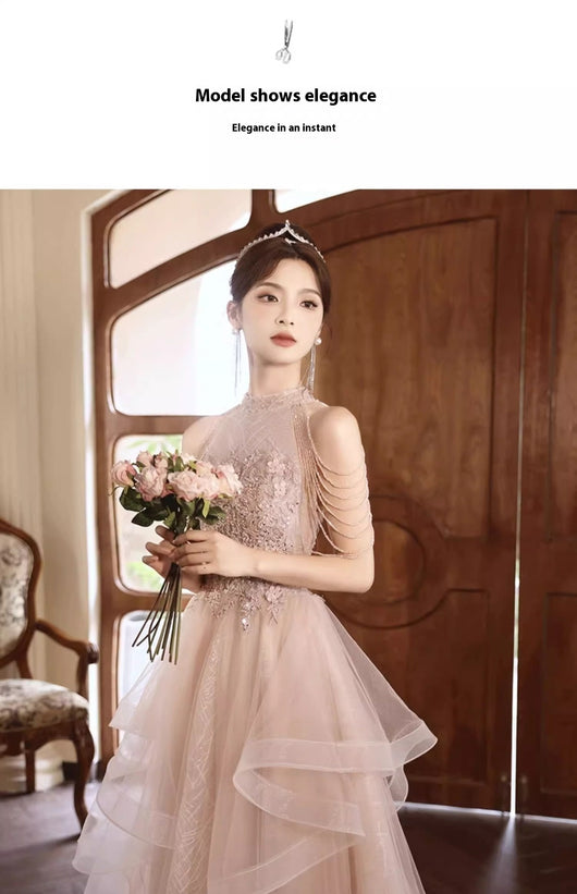 Vestido de Noche Elegante Rosa para Mujer - Image 22