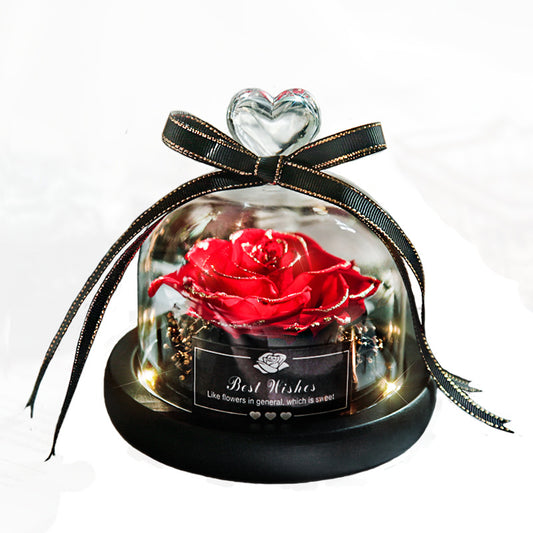 Rosas Eternas con LED en Vidrio - Flores Secas para Decoración y Regalos - Image 2