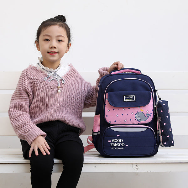 Mochila Escolar de Gran Capacidad para Niños
