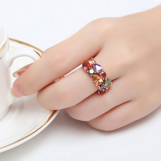Anillos de Circón de Colores