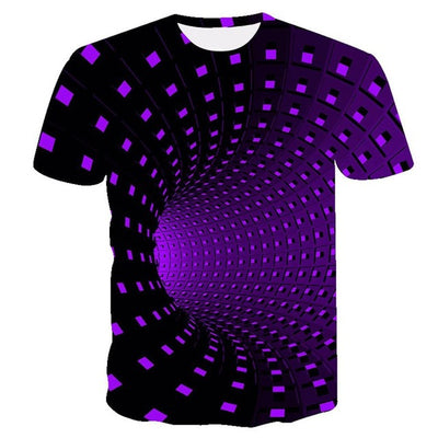 Playera con Estampado 3D Swirl - Image 6