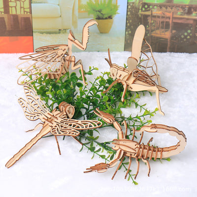 Puzzle 3D de Madera - Modelo de Insecto - Image 3