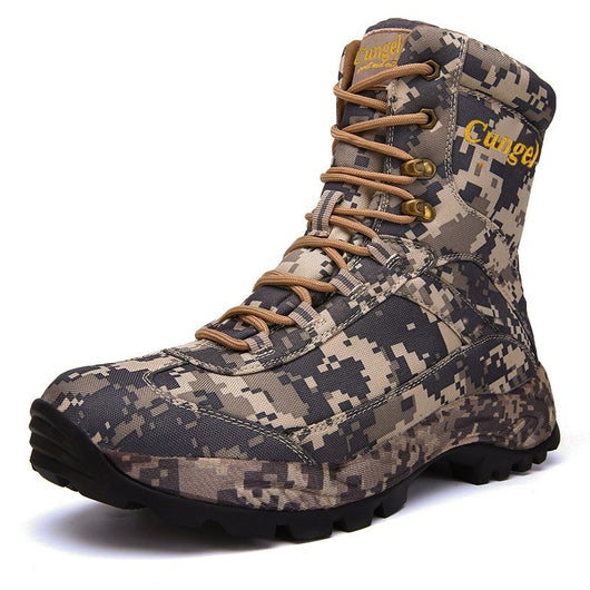 Botas Altas Camufladas para Hombre - Image 9