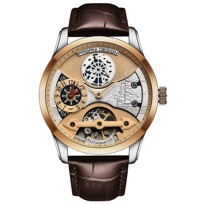 Reloj Mecánico para Hombre 1635 - Elegancia Clásica - Image 8