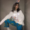 Pantalones de chándal ajustados azul fuego - Tendencia viral