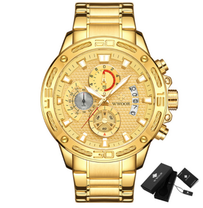 Reloj de Acero Inoxidable para Hombre con Movimiento de Cuarzo - Image 28