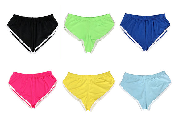 Shorts Deportivos Elásticos para Yoga y Running - Diseño Ajustado y Moderno