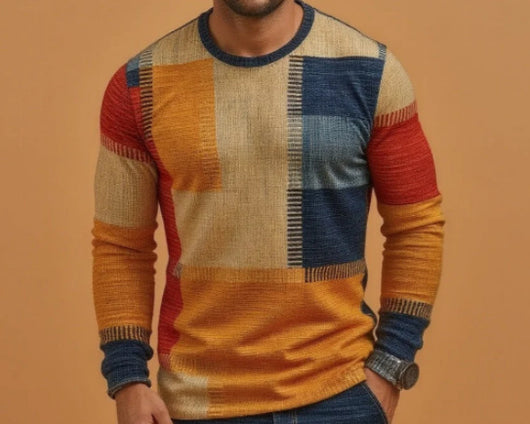 Playera Hombre Estampado 3D Digital Cuello Redondo Moda Contemporánea - Image 21