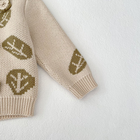 Conjunto de Dos Piezas Infantil con Diseño Hojas Jacquard - Image 16