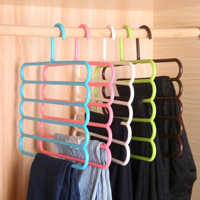 Tendedero de 5 Niveles para Pantalones y Ropa