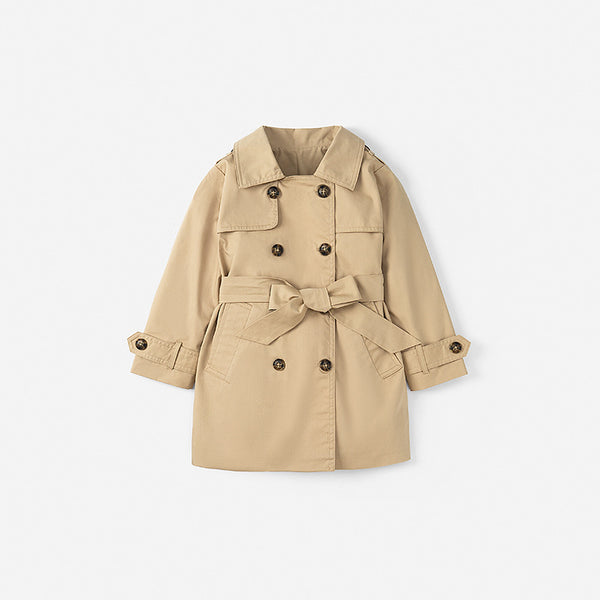Abrigo Trinchera Clásico para Niñas - Estilo Británico - Image 12