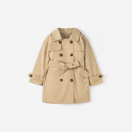 Abrigo Trinchera Clásico para Niñas - Estilo Británico - Image 12
