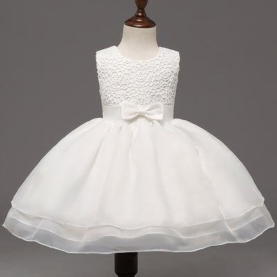 Vestido de Fiesta Elegante para Bebé Niña - Diseño Floral Bordado - Image 7