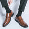 Sapatos Sociais de Couro Masculinos com Fivela - Elegância Profissional e Conforto