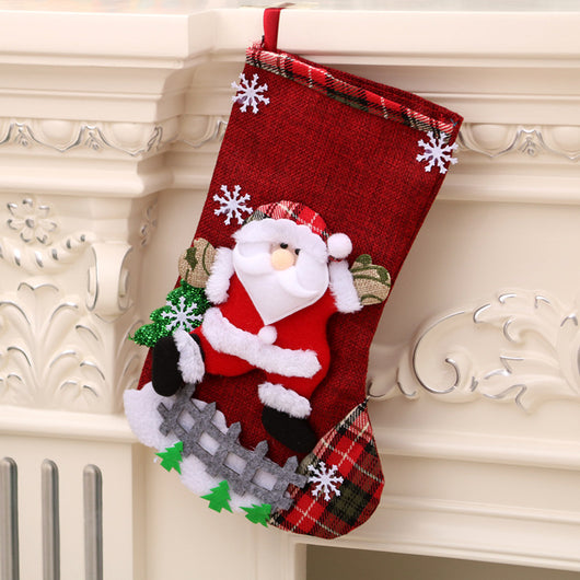 Bolsa de Regalo con Calcetines de Lino Medianos - Decoraciones Navideñas - Image 26