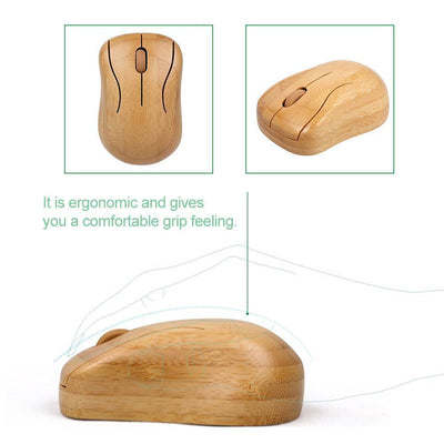 Kit Teclado y Ratón de Bambú Ecológico - Image 6