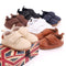 Sapatos de Couro Macio para Bebê Recém-Nascido - Primavera Outono