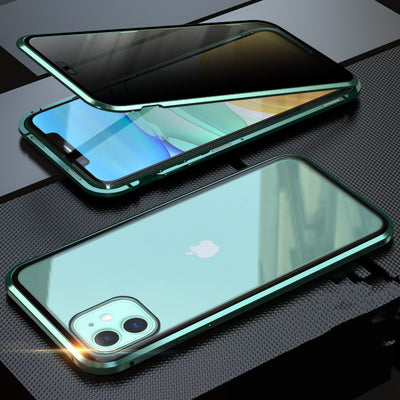 Funda Magnética Anti-Espías para iPhone 12 con Marco de Metal - Image 6