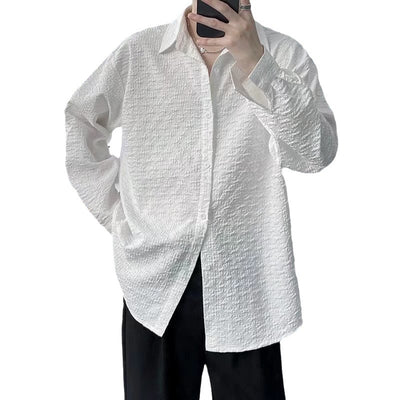 Camisa de Lujo Ligero con Textura Embosada para Hombre - Image 5