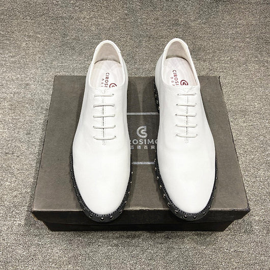 Zapatos de Cuero Charol para Hombre - Diseño Ejecutivo con Punta Remachada - Image 16