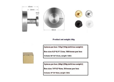 Gancho Adhesivo de Acero Inoxidable para Baño - Sin Perforaciones - Image 16