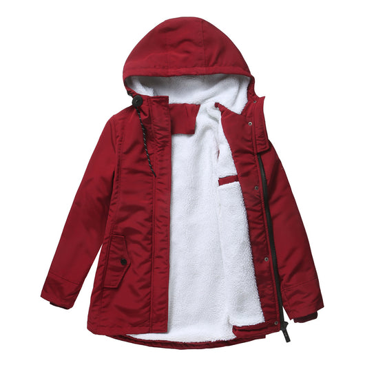 Abrigo de Invierno para Mujer Talla Europea Acolchado con Forro de Terciopelo - Image 24