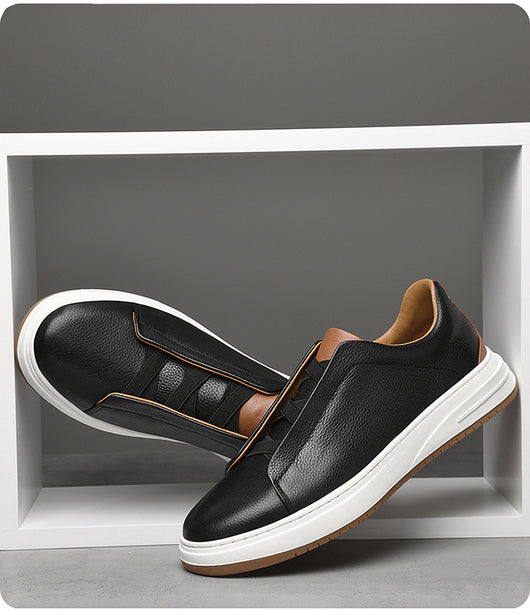 Zapatos Casuales de Cuero Genuino Nobuk - Slip-on Cómodos - Image 27