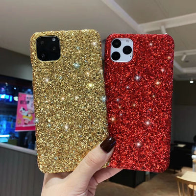 Funda iPhone X con Lentejuelas Brillantes Compatible - Image 8