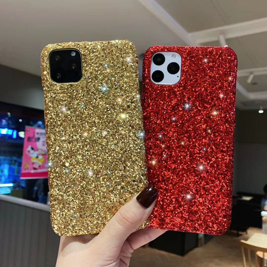 Funda iPhone X con Lentejuelas Brillantes Compatible - Image 8