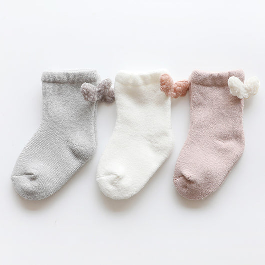 Calcetines para Bebé con Diseño de Rayas Retorcidas y Estampado Animado - Image 13