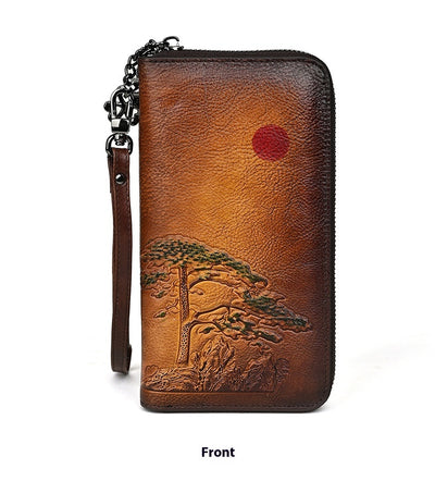 Cartera Larga de Cuero para Mujer Amanecer - Image 13