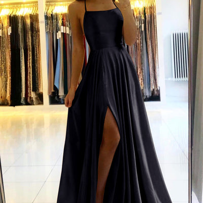 Vestido Elegante Estilo Europeo con Abertura Alta y Espalda Descubierta - Image 27