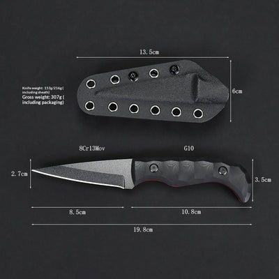 Cuchillo Utility con Mango G10 Antideslizante y Funda K - Image 8