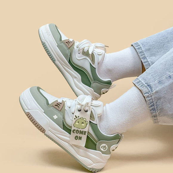 Zapatillas Deportivas Estilo Hong Kong con Plataforma para Mujer