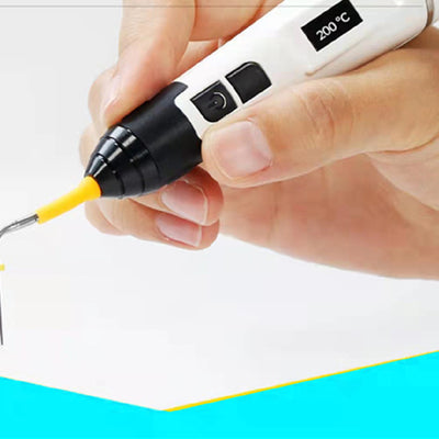 Pistola de Pegamento Térmico Inalámbrica con Punta Cortadora y Recarga Automática - Image 3