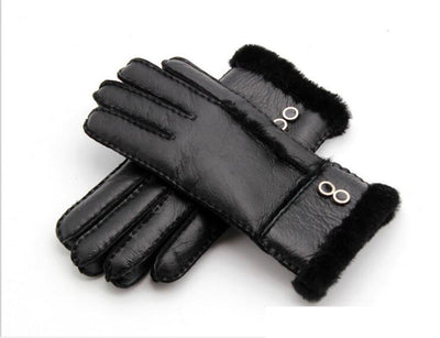 Guantes de Piel de Oveja Resistentes al Viento - Image 7
